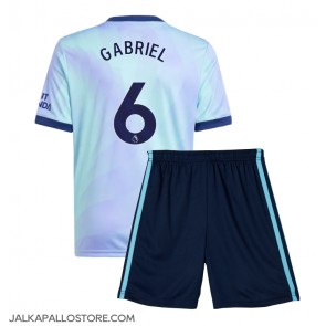 Arsenal Gabriel Magalhaes #6 Kolmaspaita Lapsille 2024-25 Lyhythihainen (+ shortsit)